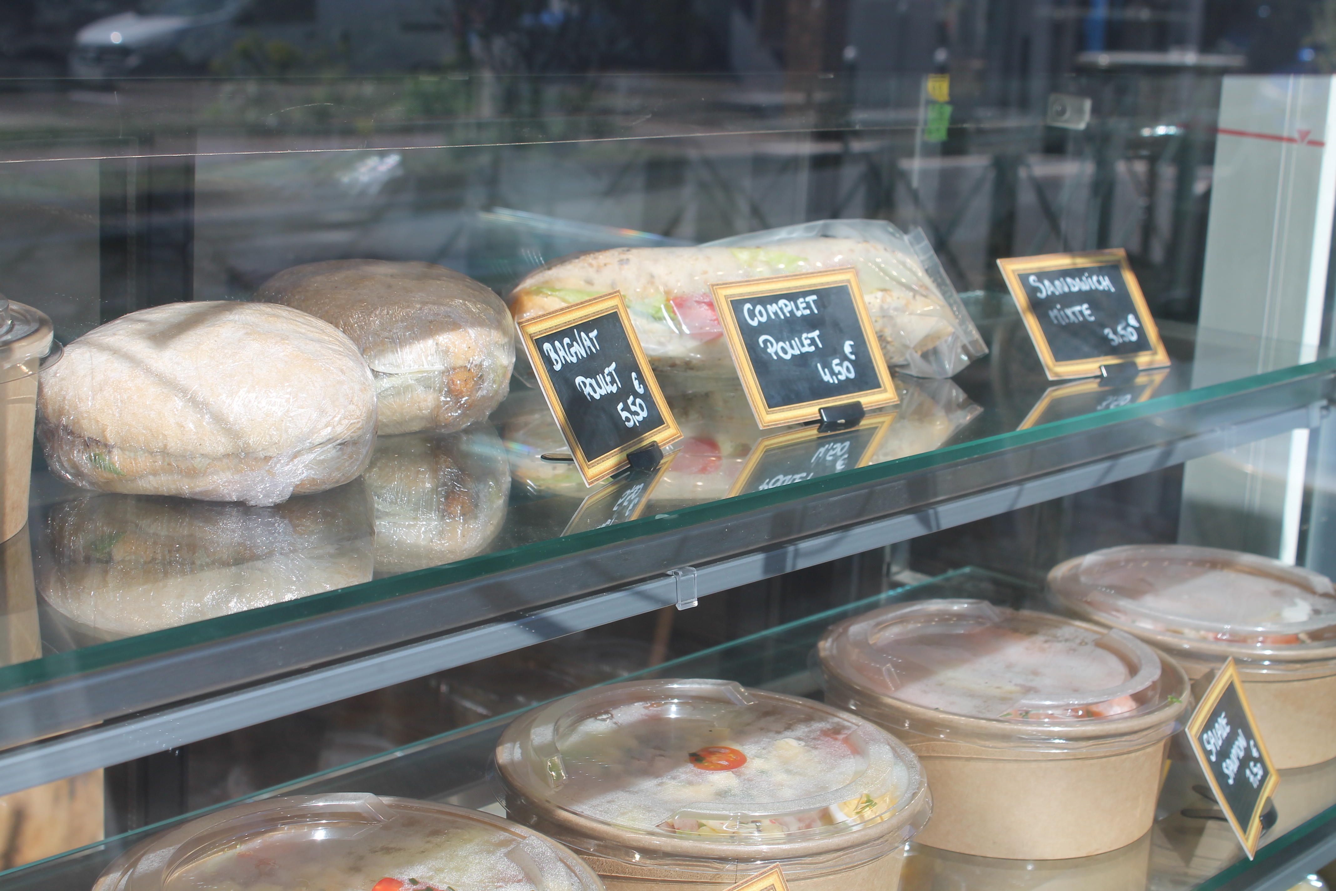 Vitrine vente a emporter